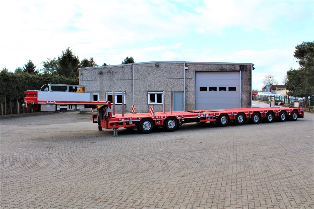 Trailer Nooteboom 2+6 assige Manoovr